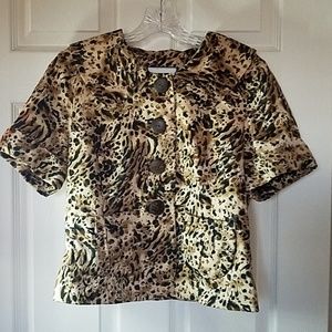 Animal Print Crop Top
